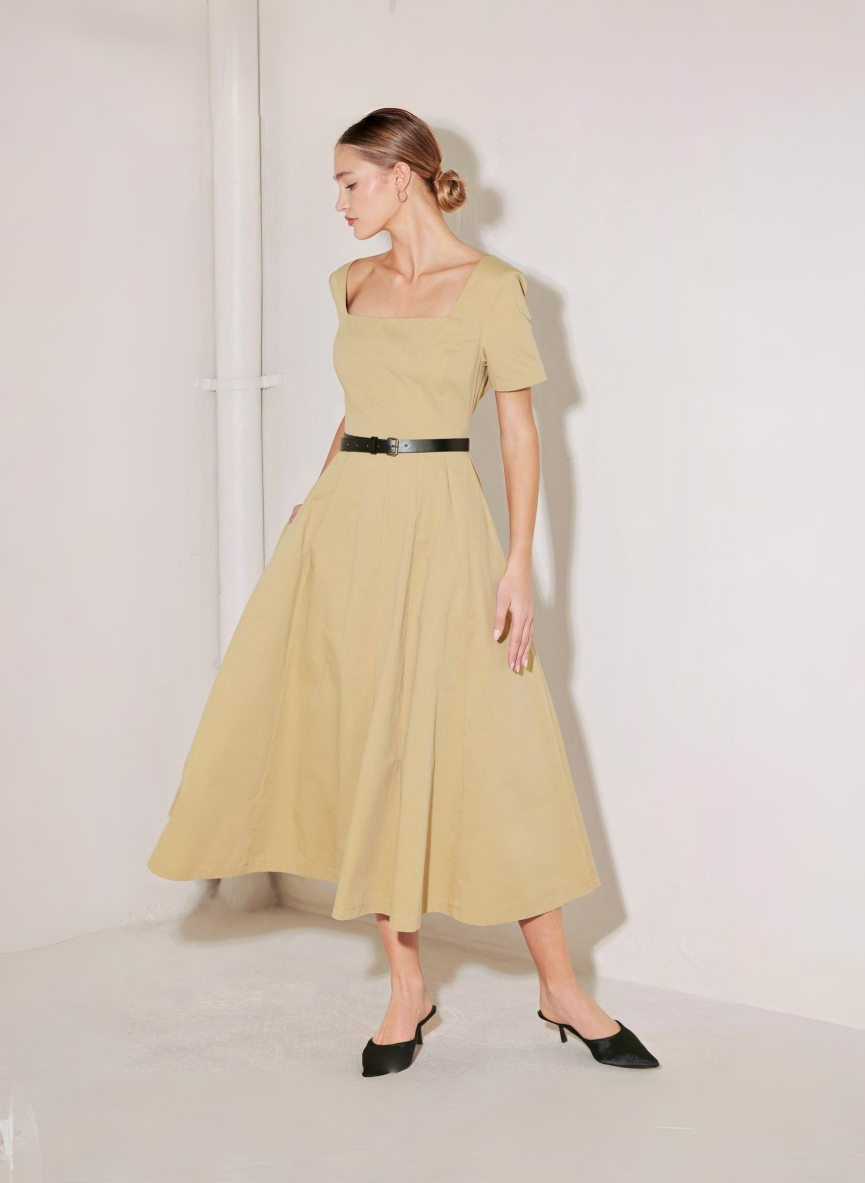 Flying Tomato | Women's Cotton Midi Dress