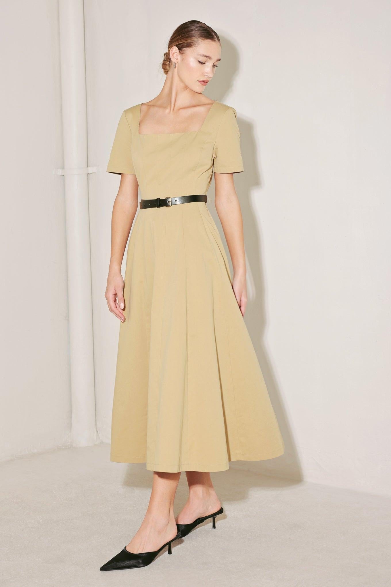 Flying Tomato | Women's Cotton Midi Dress
