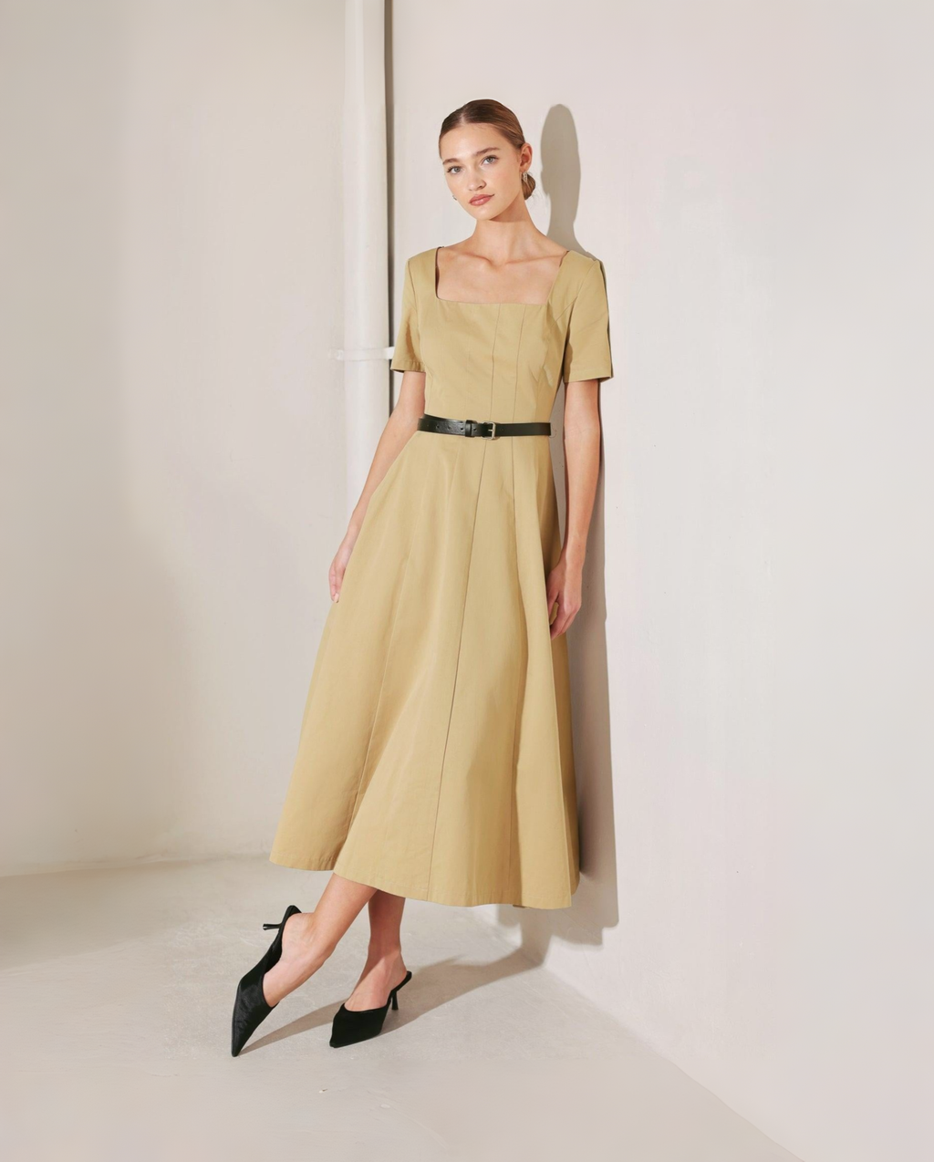 Flying Tomato | Women's Cotton Midi Dress