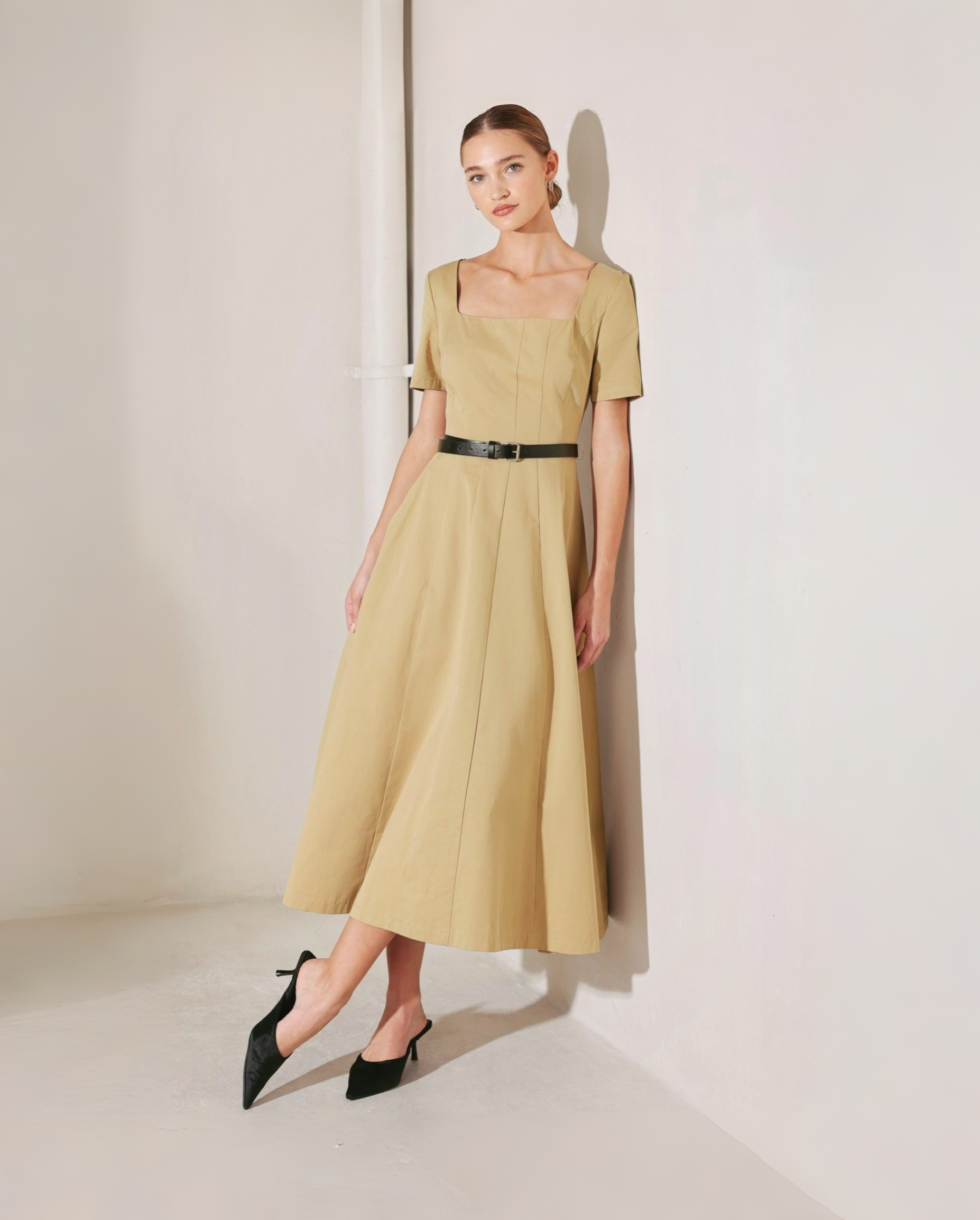 Flying Tomato | Women's Cotton Midi Dress