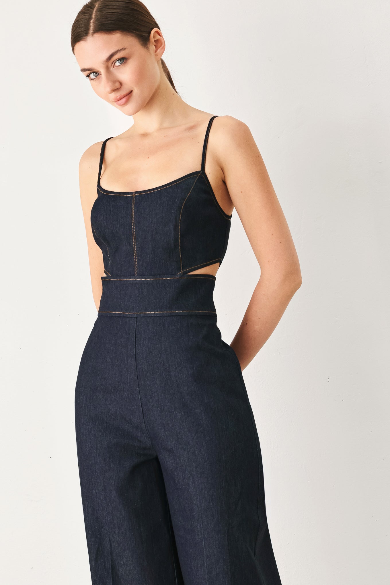 Flying Tomato | Women's Lovely Muse Denim Jumpsuit