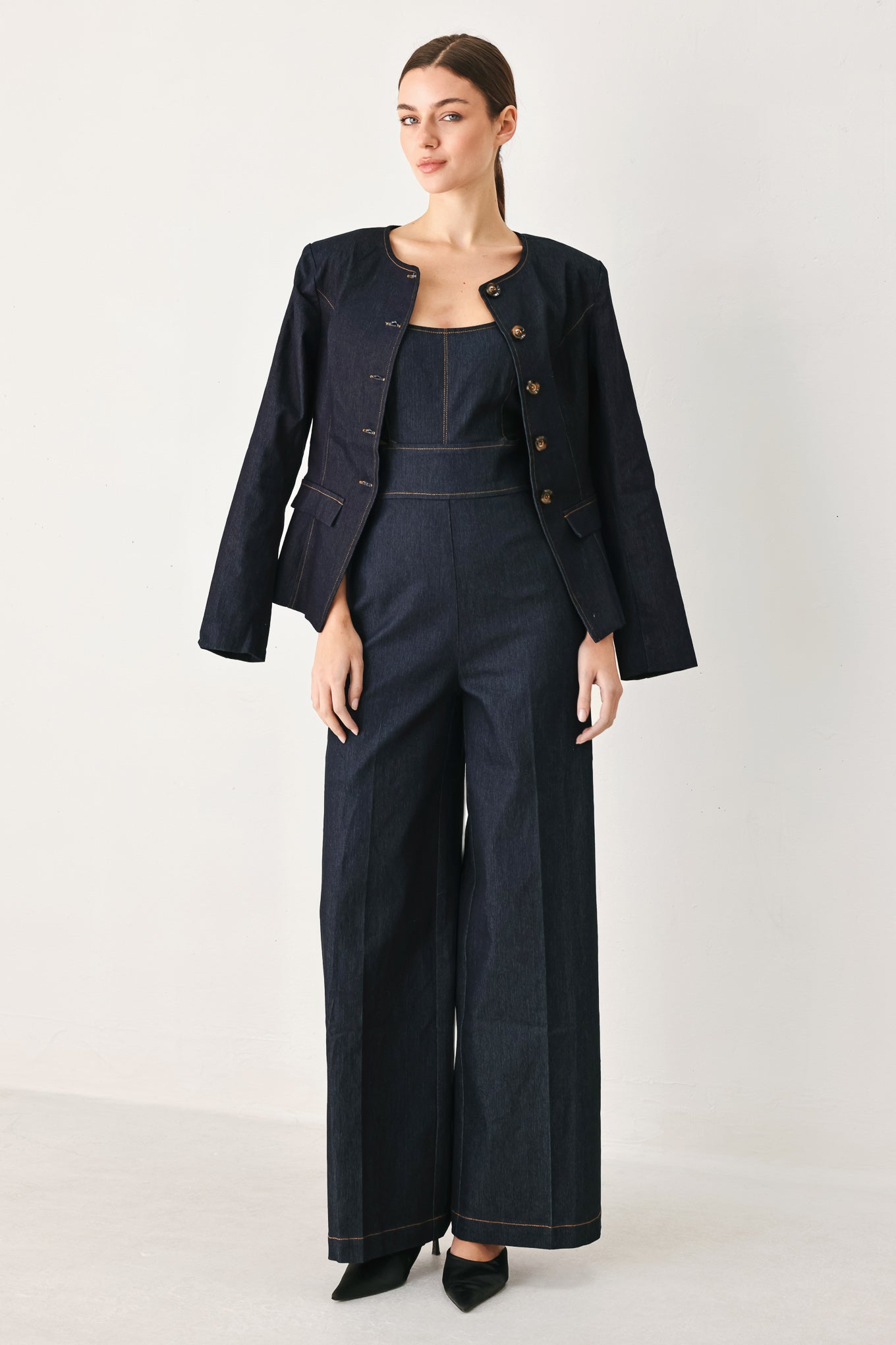 Flying Tomato | Women's Lovely Muse Denim Jumpsuit