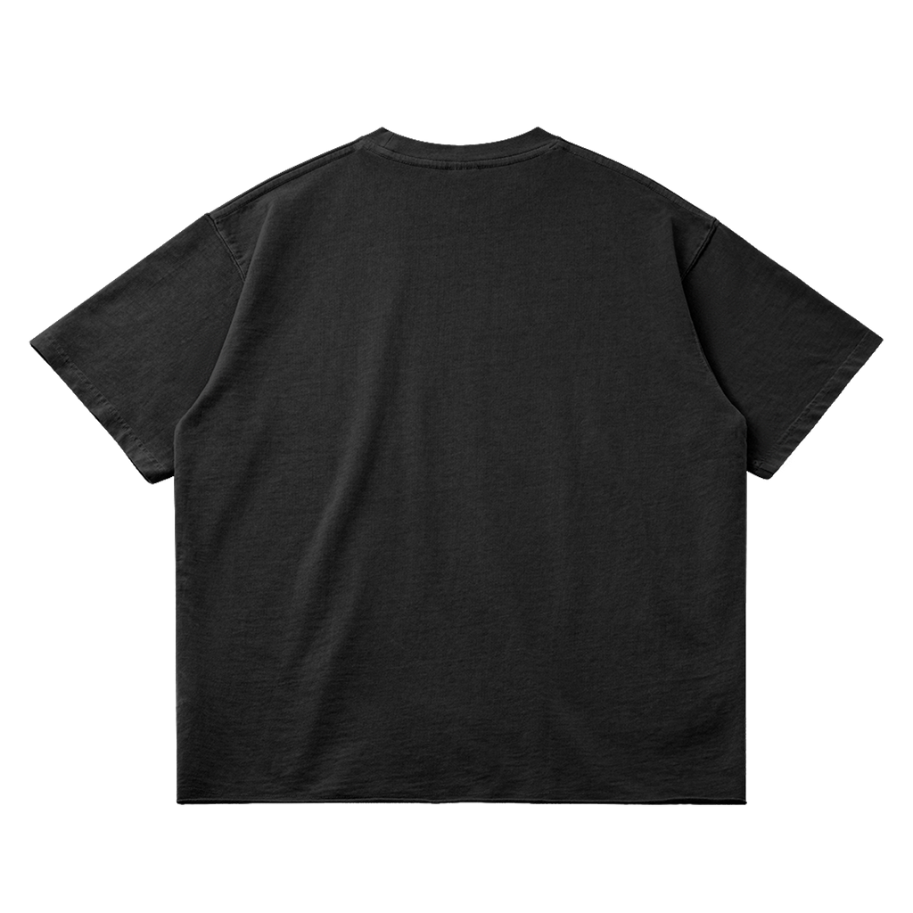 Arnuki | "Ghosts Cant Dream" Garment Dyed Cotton T-shirt w/ Raw Hem