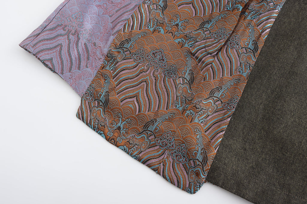 DAWANG | Dan Denim Patch Mini Skirt