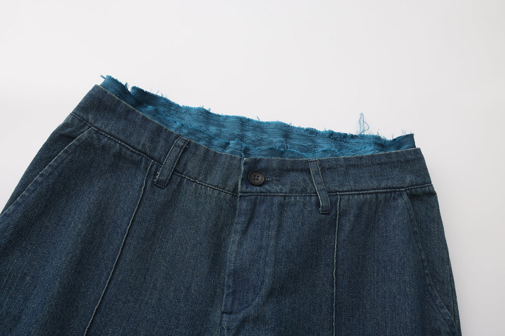 DAWANG | Laba Patch Denim Flared Jeans