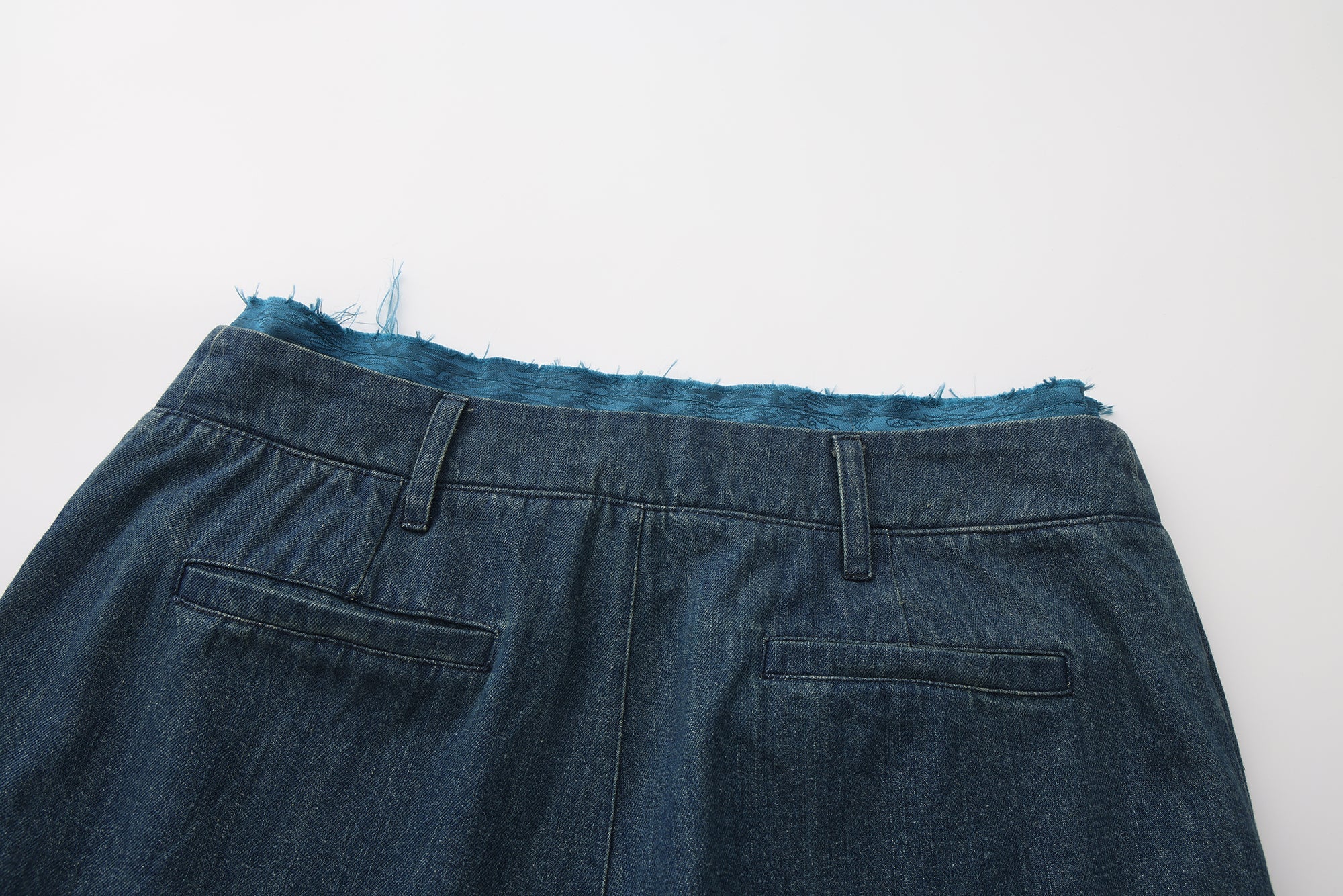 DAWANG | Laba Patch Denim Flared Jeans
