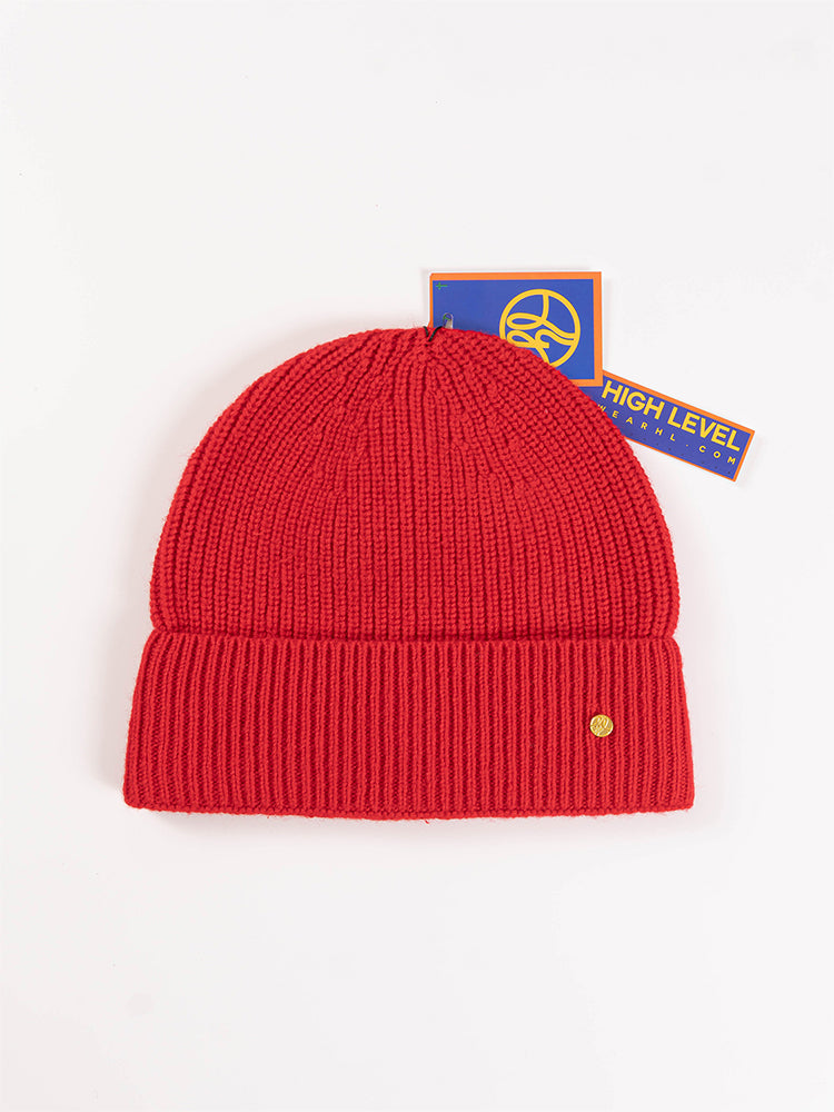 HIGH LEVEL | Cashmere Red Beanie