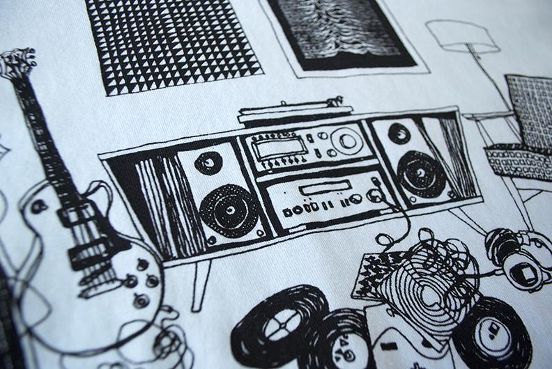 Paulville Goods | Men's "High Fidelity Soothing Blue" T-shirt