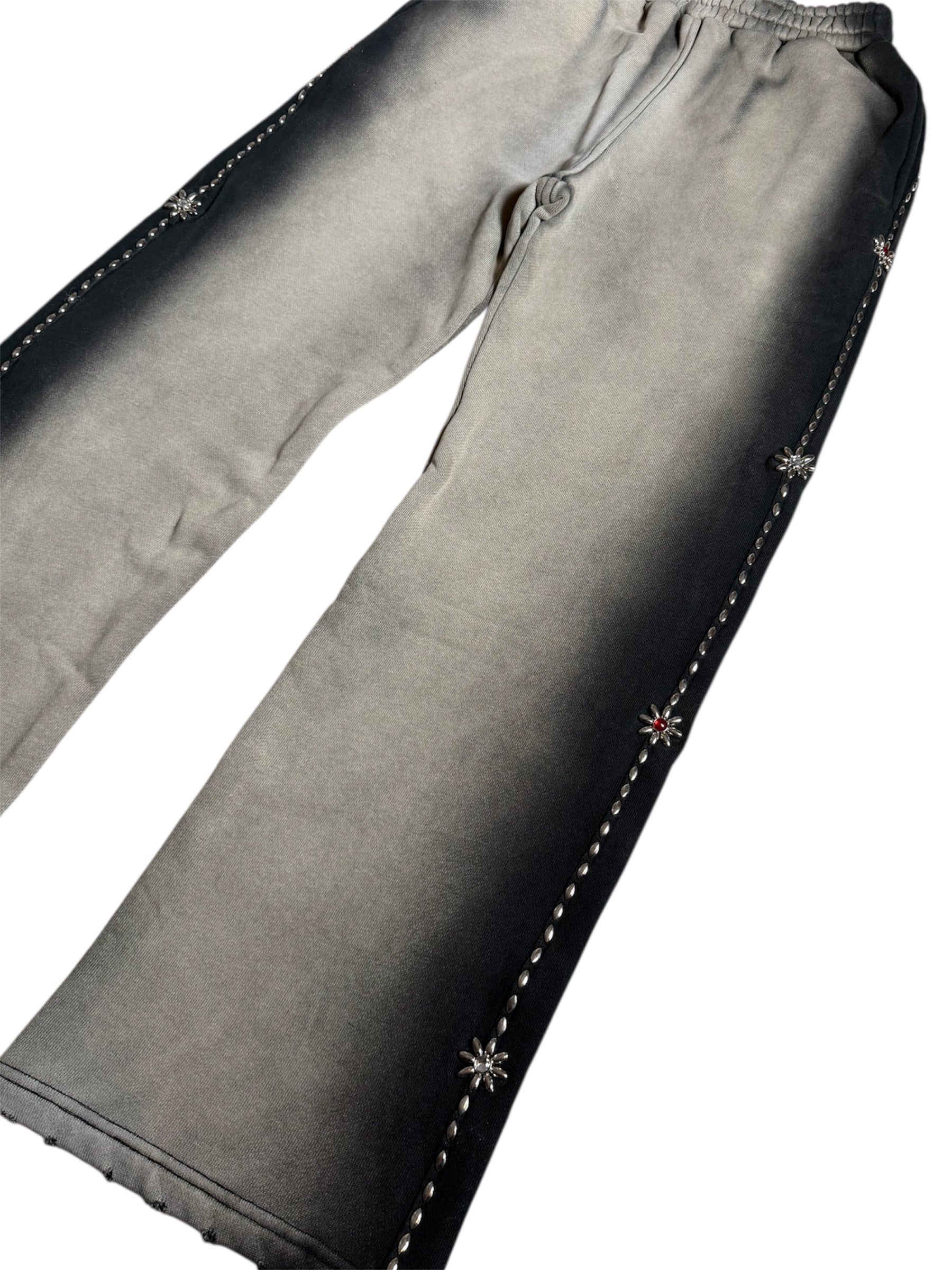 BRAINWASHED | Grey Sunflower Sweatpants