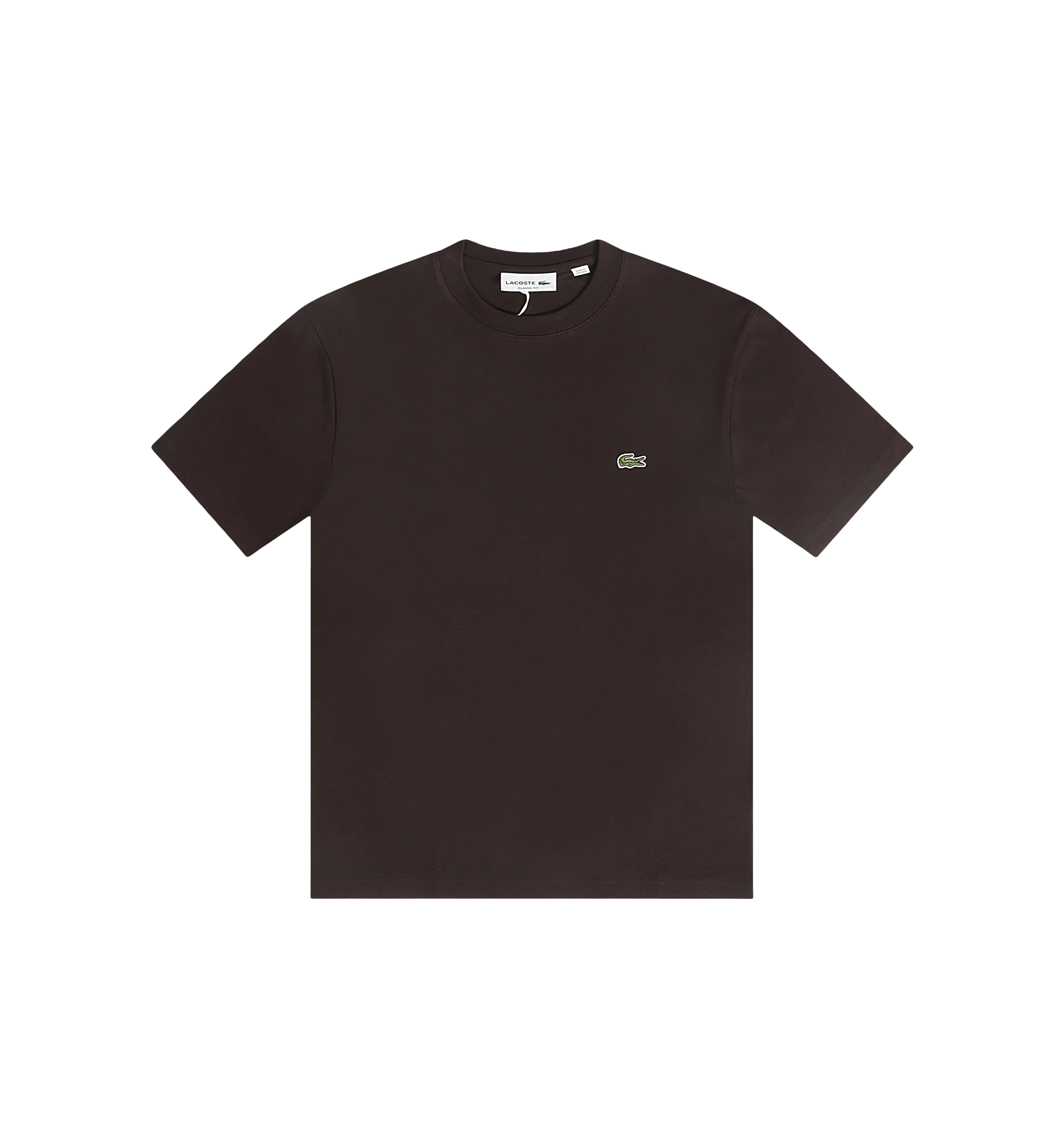 Lacoste | Men's Brown Cotton T-Shirt