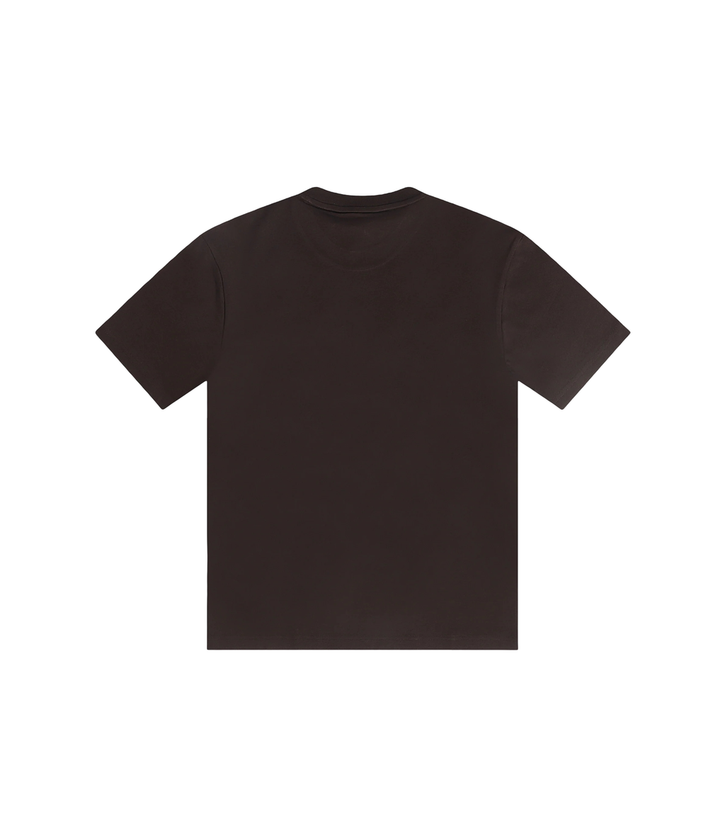 Lacoste | Men's Brown Cotton T-Shirt