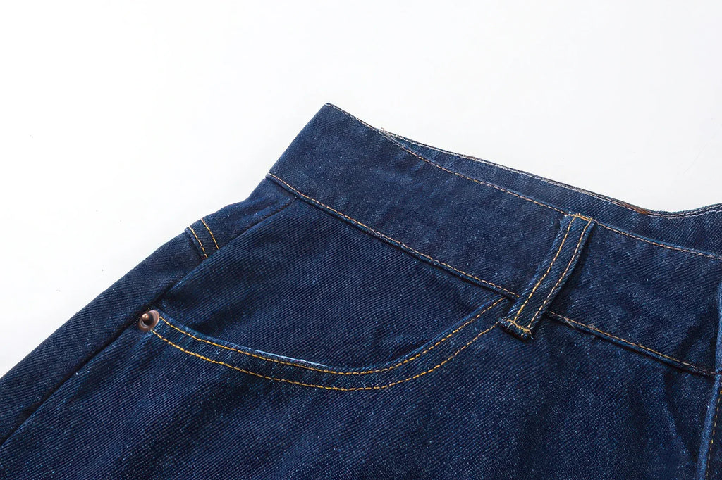 4inme | Flame Burnout Distressed Denim Shorts