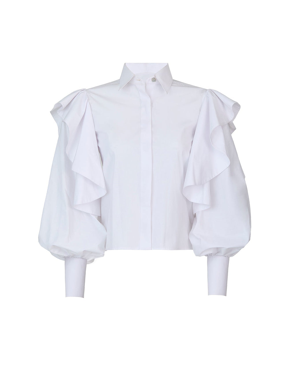 No Pise La Grama | Women's White Cotton Blouse "La Sabana"