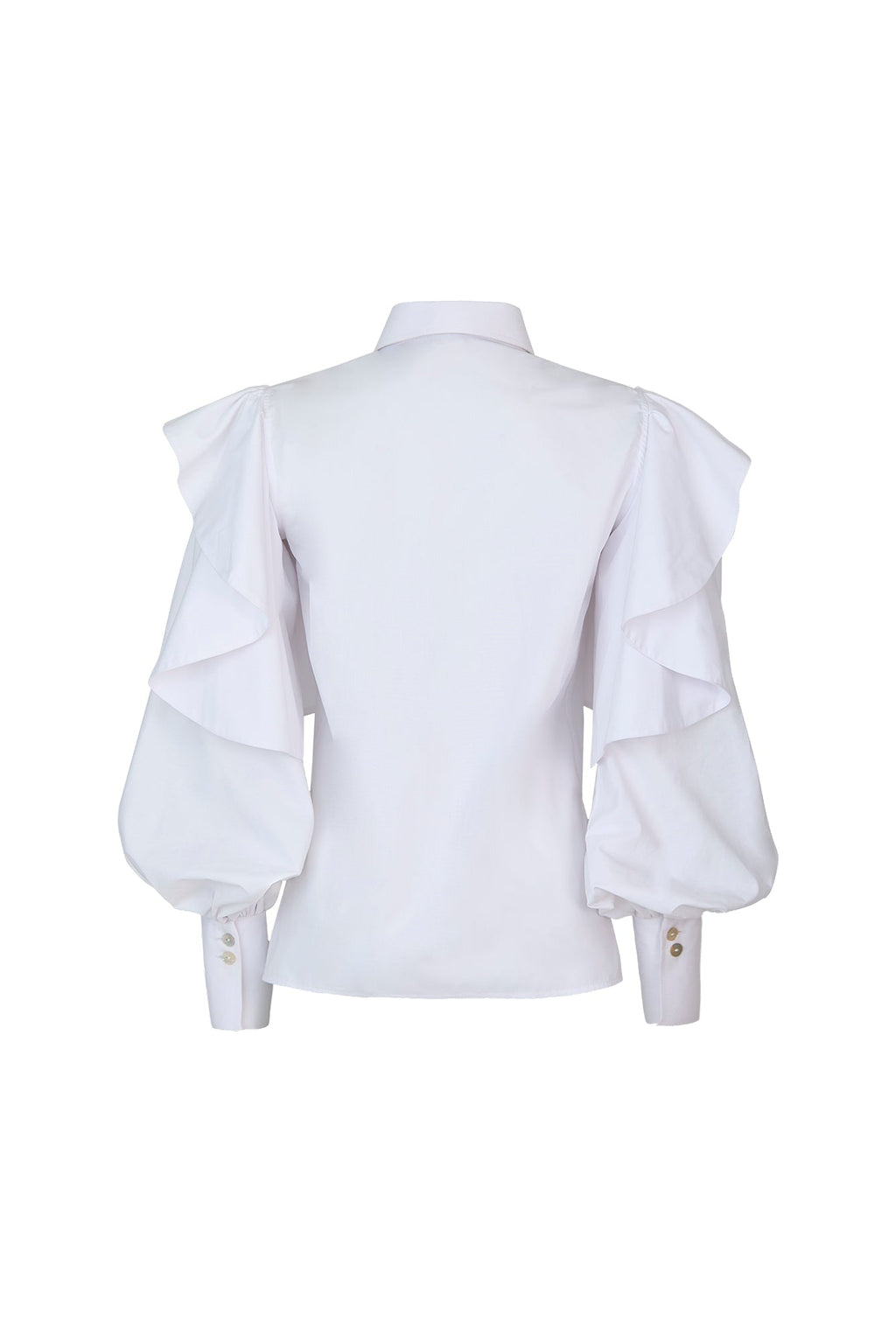No Pise La Grama | Women's White Cotton Blouse "La Sabana"