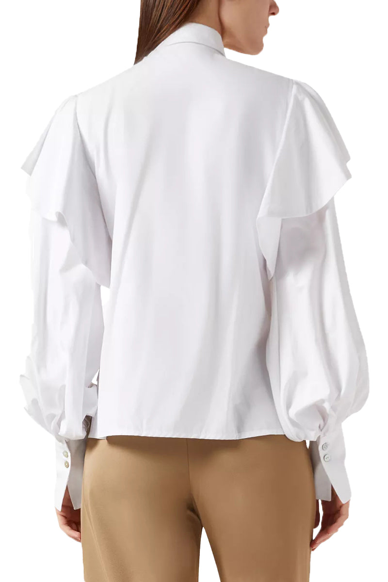 No Pise La Grama | Women's White Cotton Blouse "La Sabana"