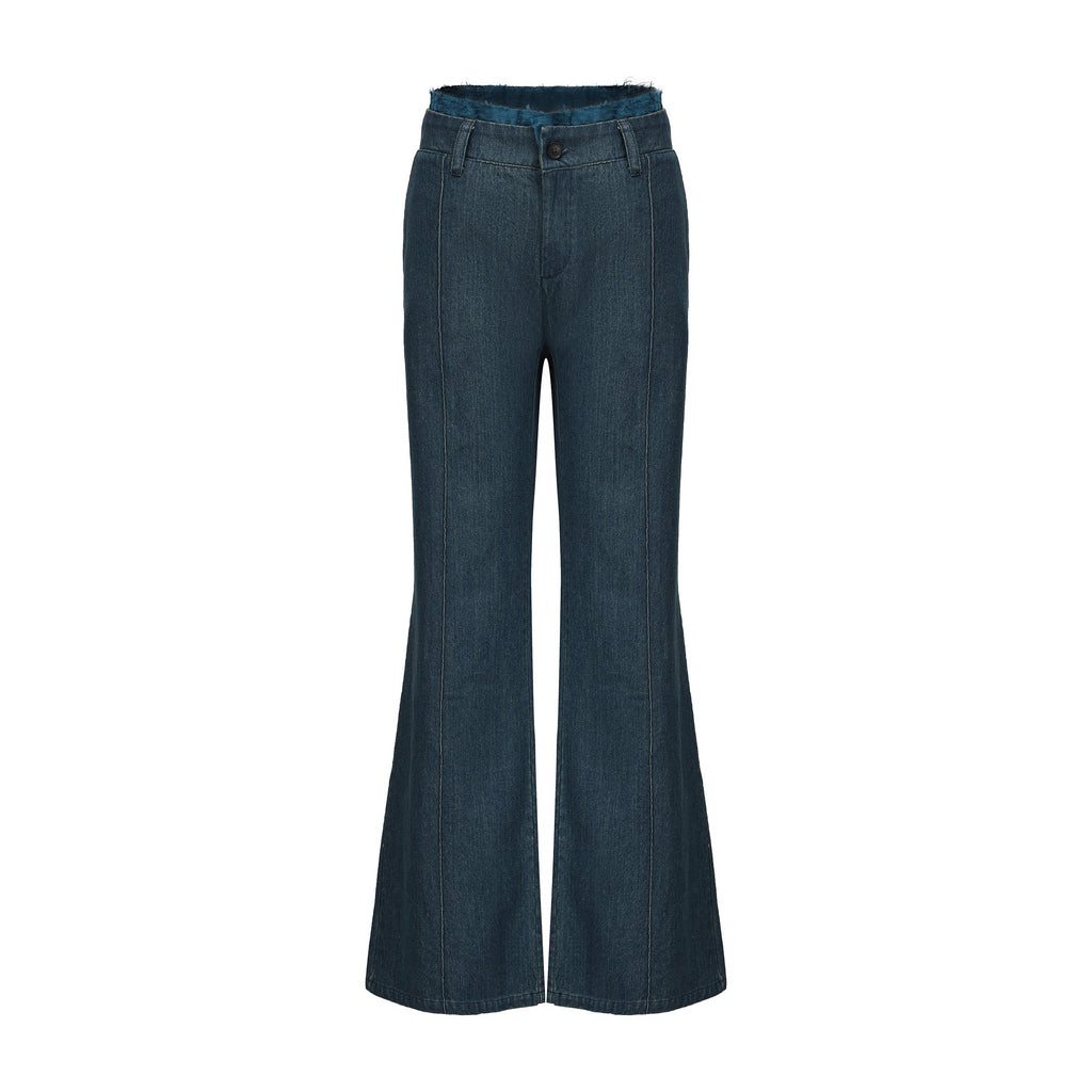 DAWANG | Laba Patch Denim Flared Jeans