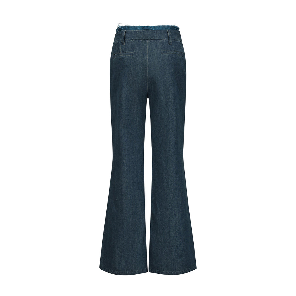 DAWANG | Laba Patch Denim Flared Jeans
