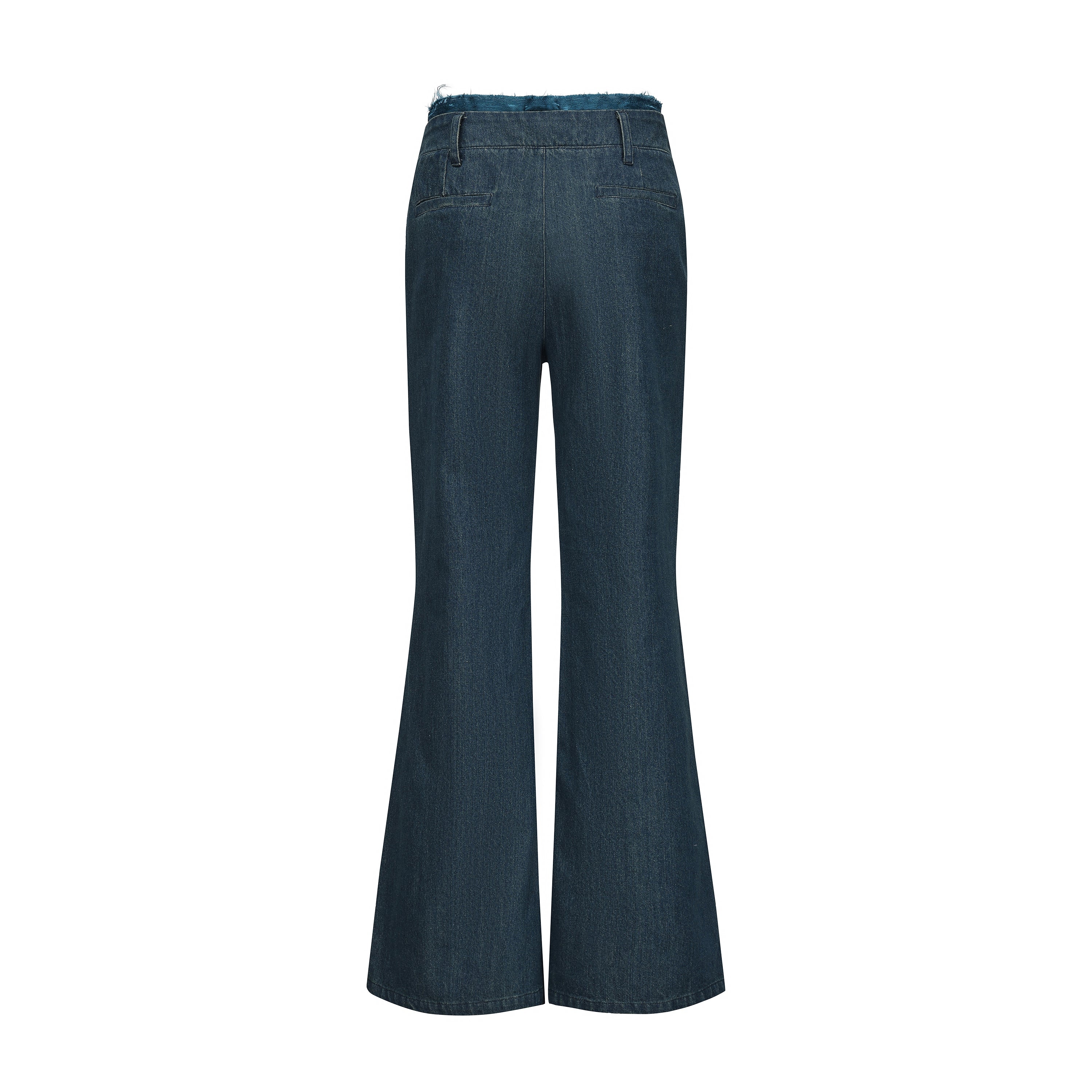 DAWANG | Laba Patch Denim Flared Jeans