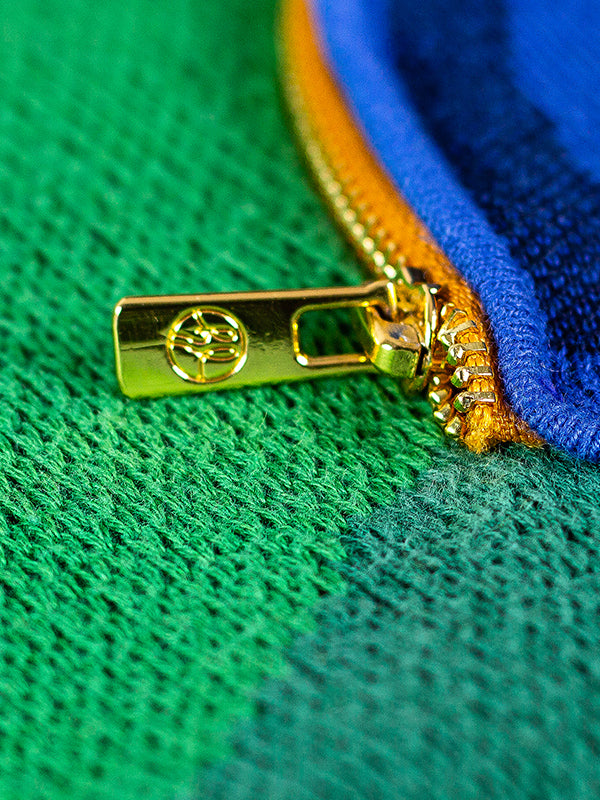 The Djites | Men's Mountain View Knit Cotton Polo Sweater