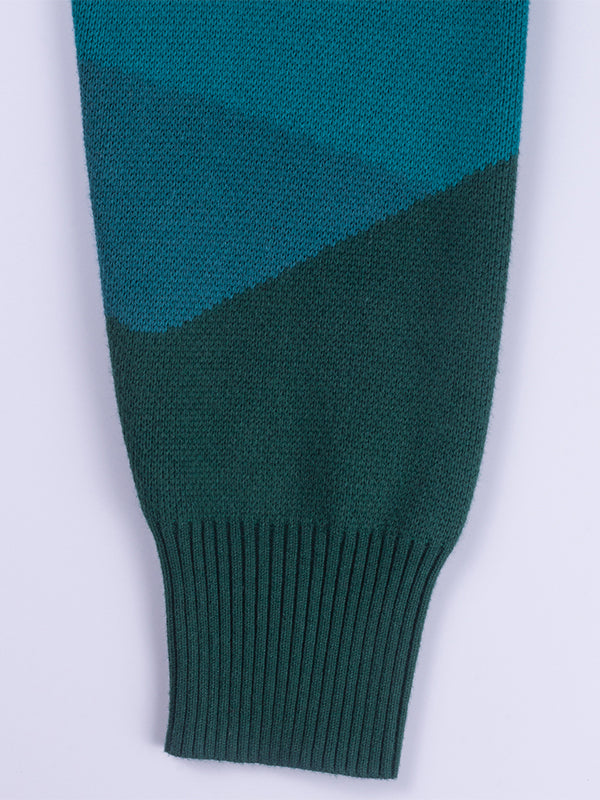 The Djites | Men's Mountain View Knit Cotton Polo Sweater