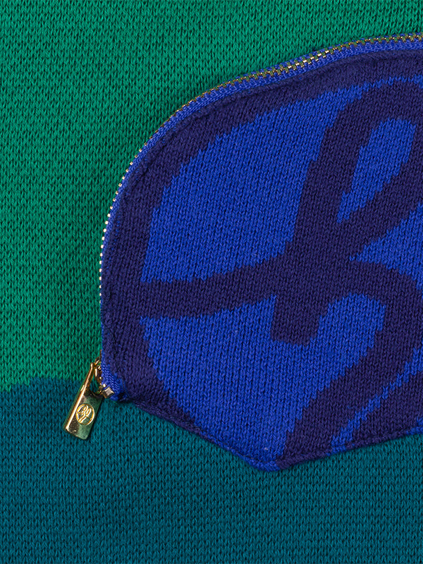 The Djites | Men's Mountain View Knit Cotton Polo Sweater