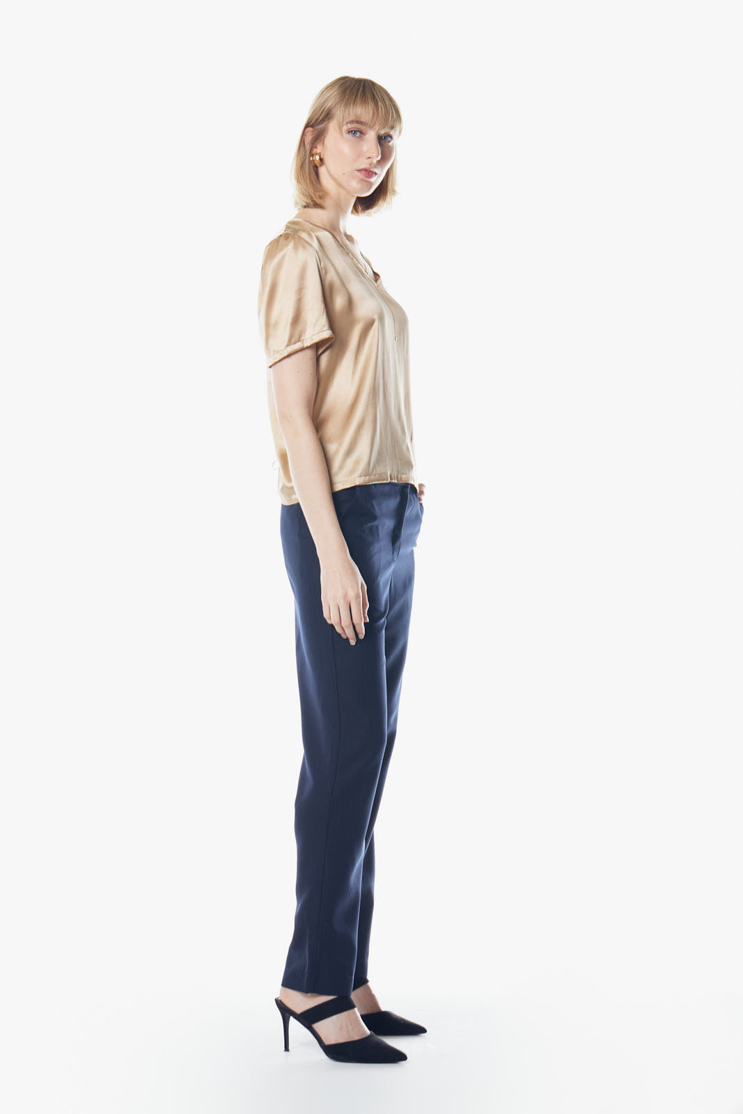 Le Réussi® | Women's Silk Champagne Blouse