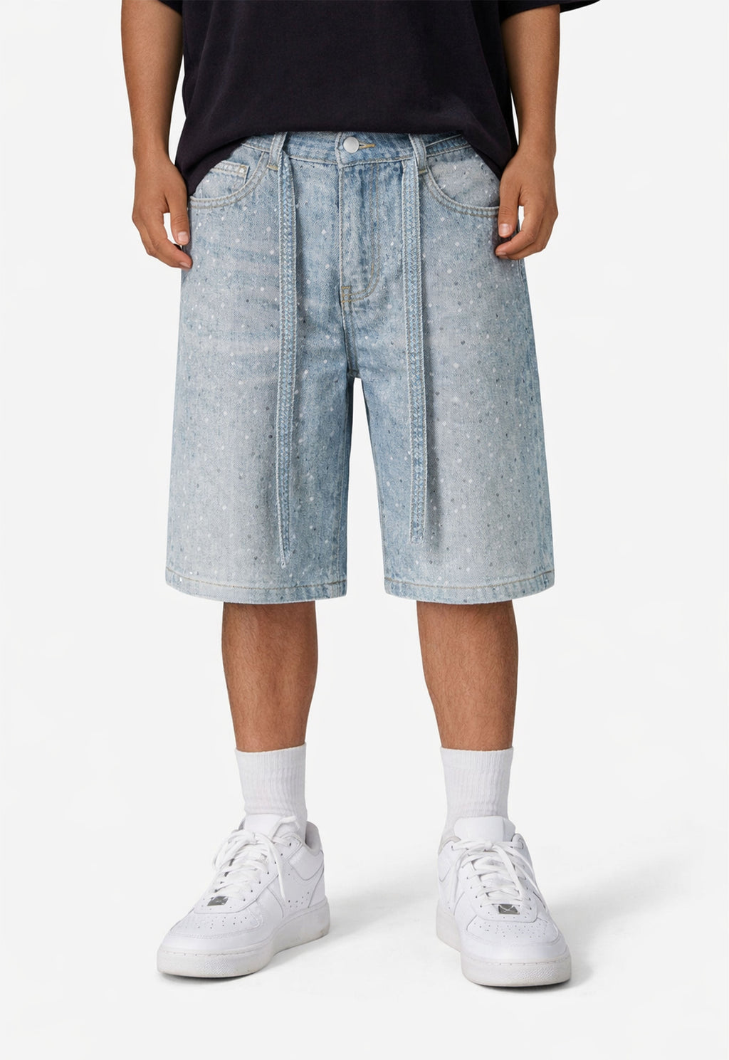 UNDEVELOPED | Men's Azul Rhinestone Shorts