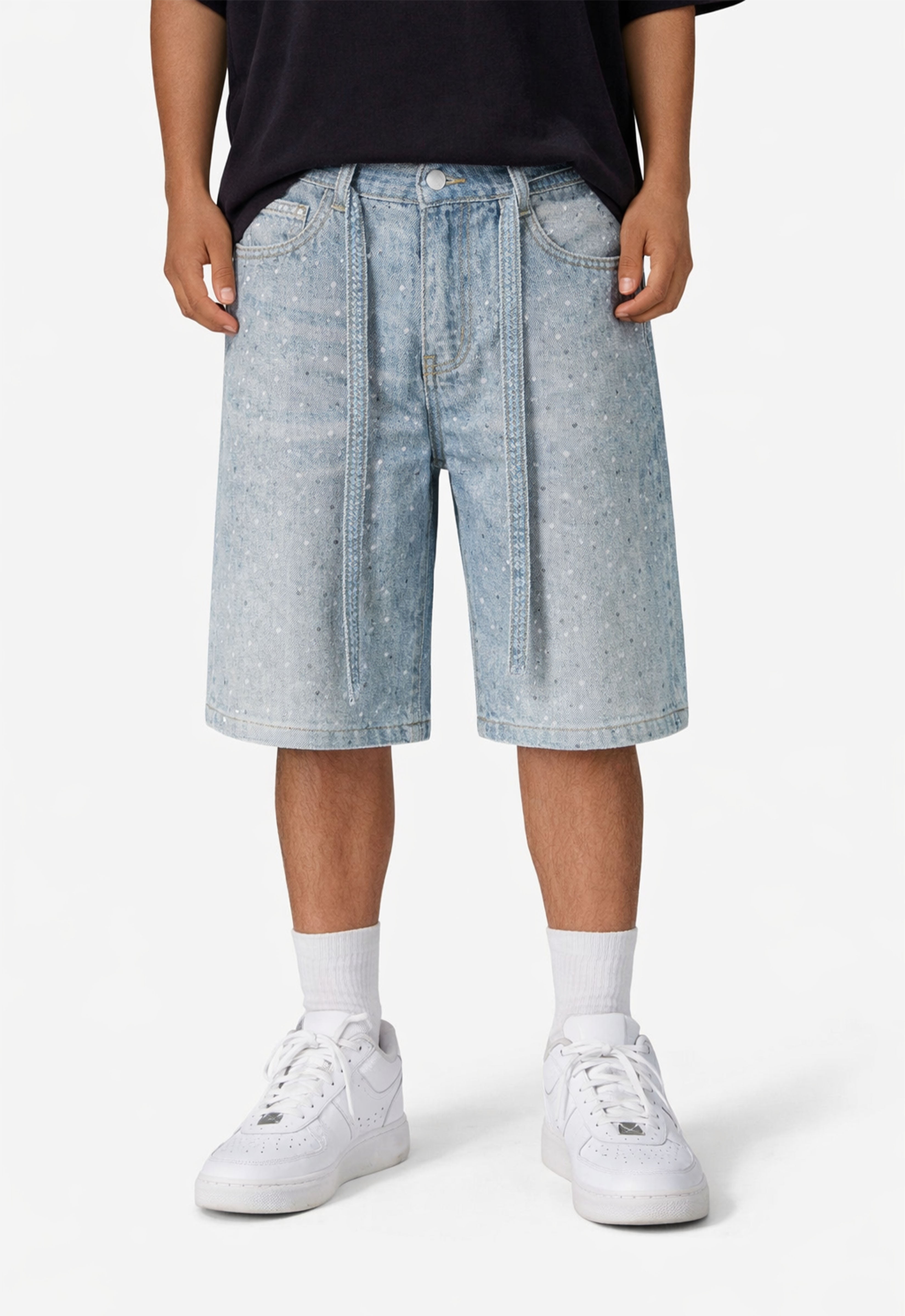UNDEVELOPED | Men's Azul Rhinestone Shorts