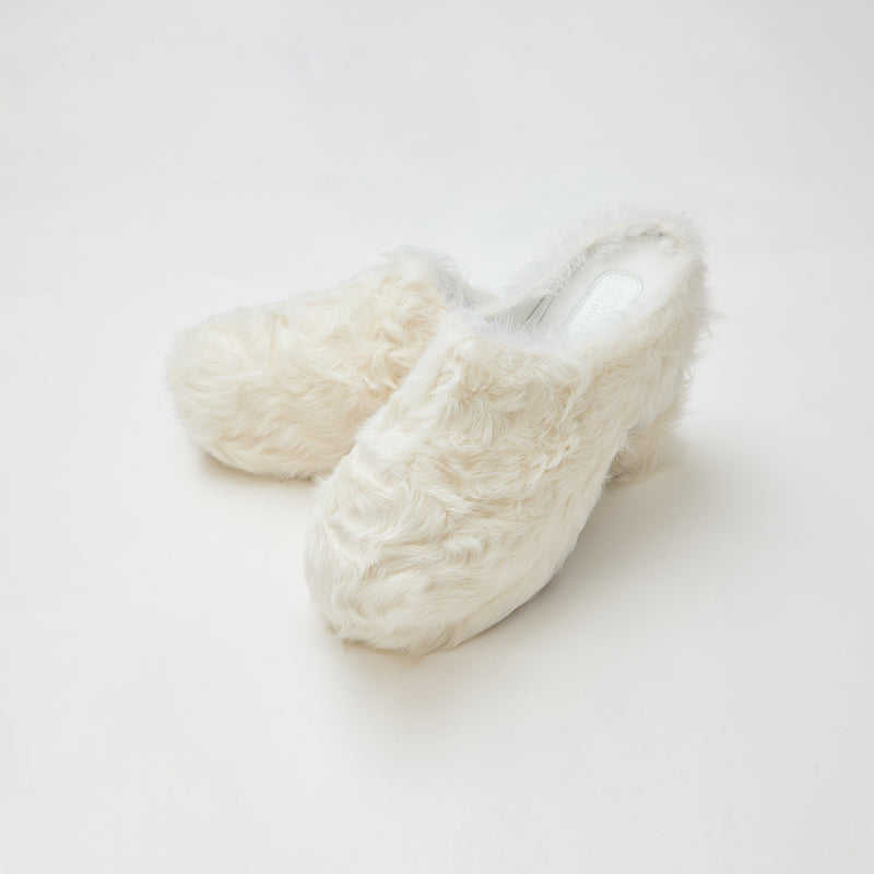 FIRELADY FUR × JACQUES WEI | Women's Wool-Lined Slip-On Platform Sneakers