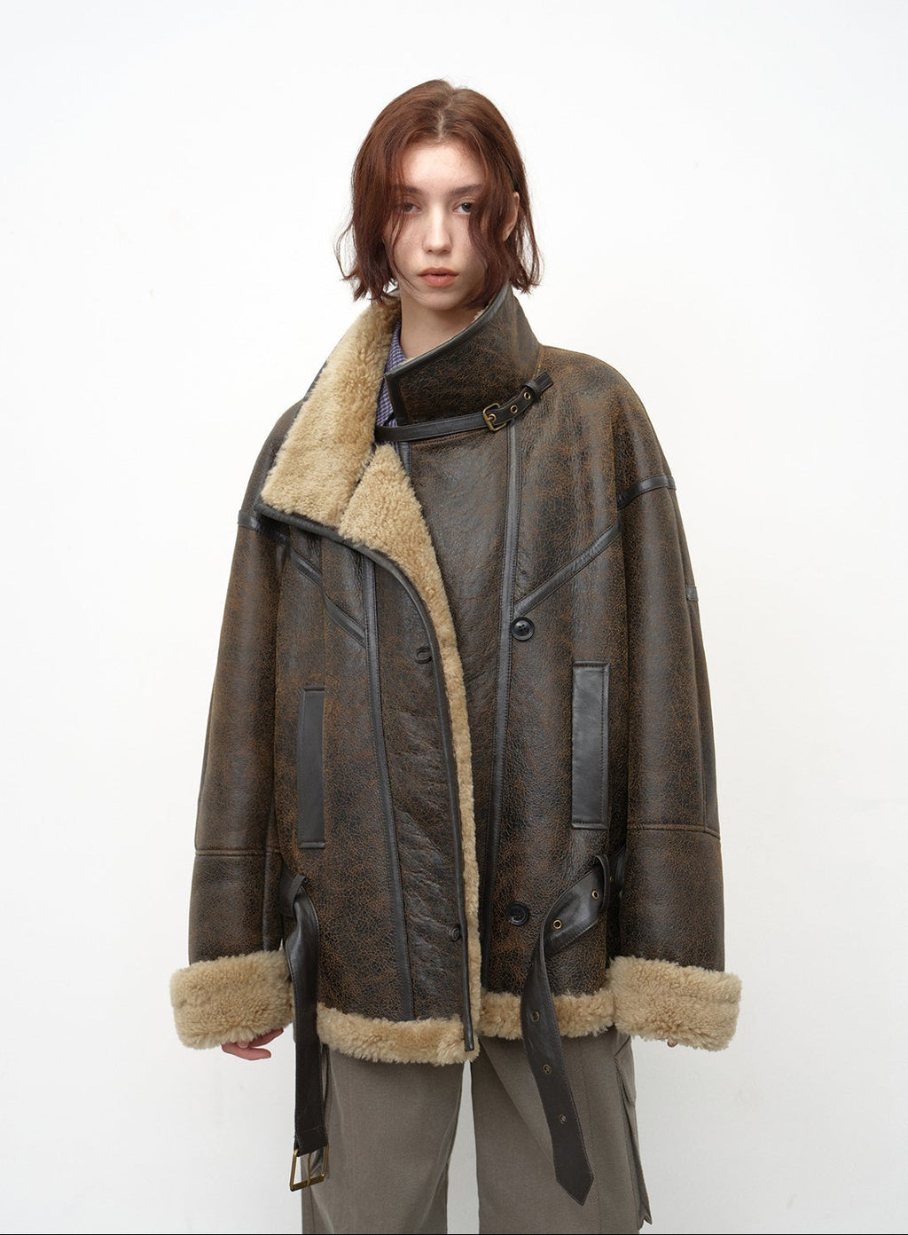 FIRELADY FUR | Women's Merino Fur One-Piece Motorcycle Jacket