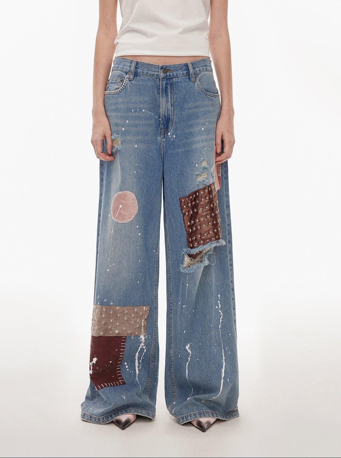 FIRELADY FUR | "Uninhibited..." Wide-Leg Jeans