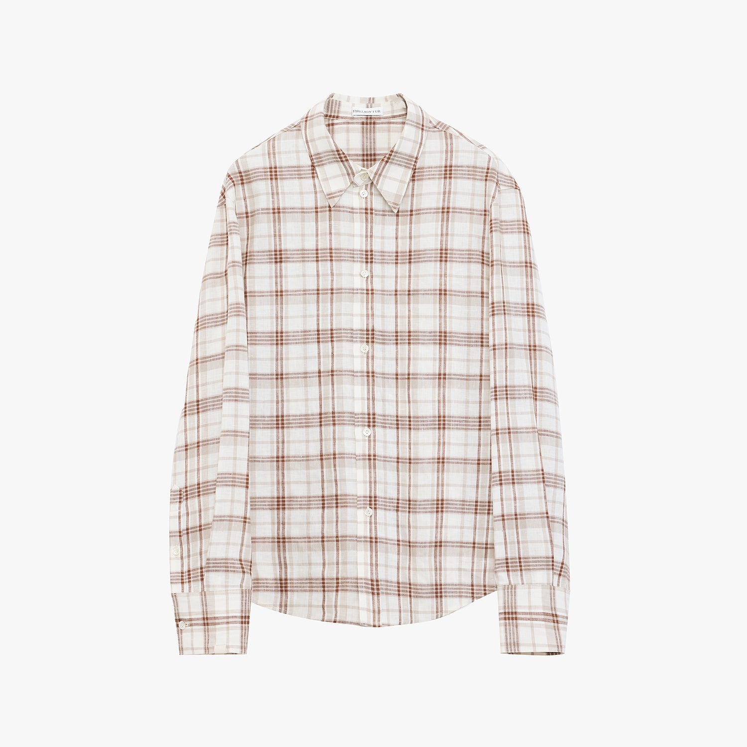 FIRELADY FUR | Women's Plaid Linen Two-Piece Set