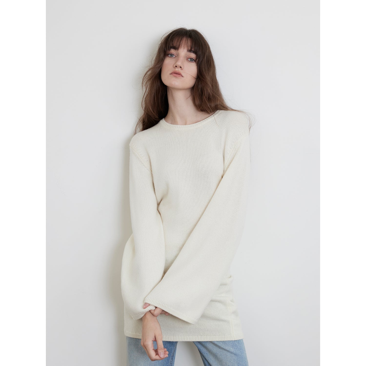 FIRELADY FUR | Women's Merino Wool Trumpet Sleeve Sweater
