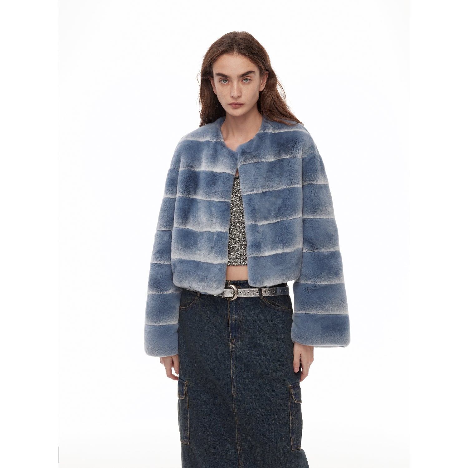 FIRELADY FUR | Women's Rex Rabbit Fur Jacket