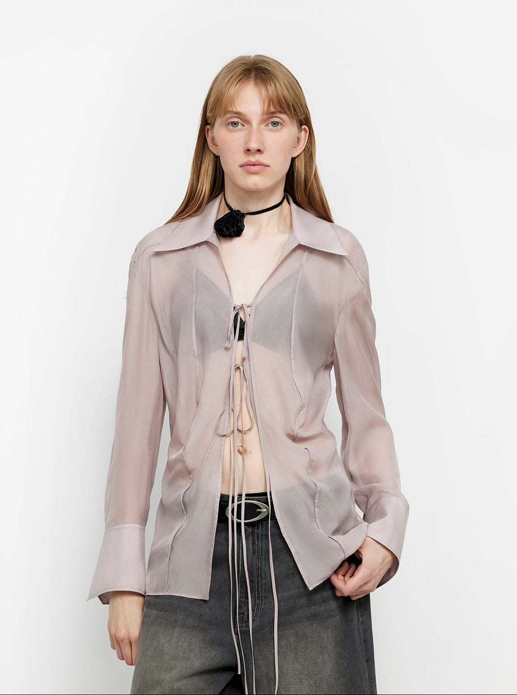 FIRELADY FUR | Women's Silk Chiffon Top