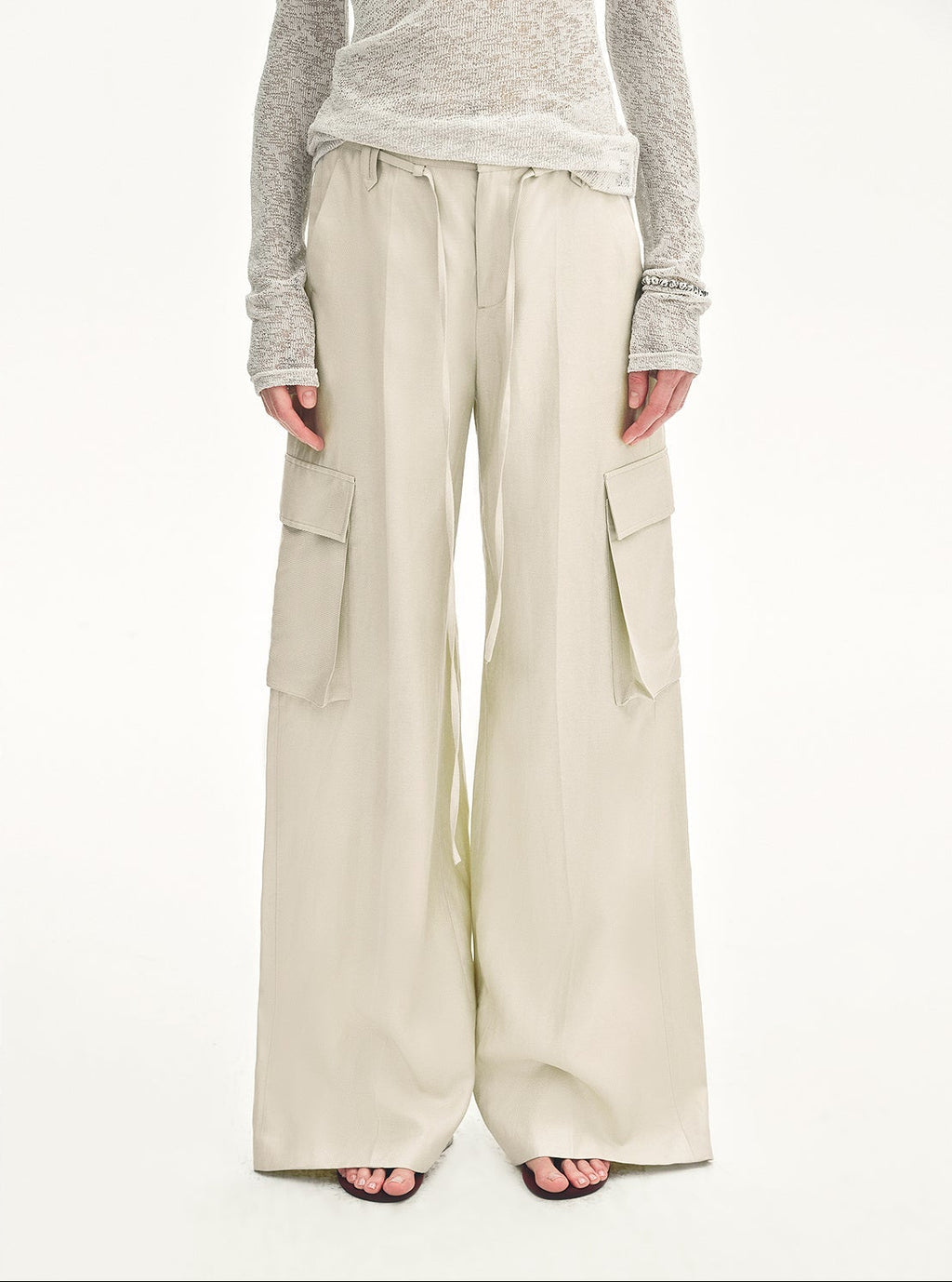 PREMIUM STYLE CO. LTD. | Women's Tencel & Linen Blend Wide Leg Pants
