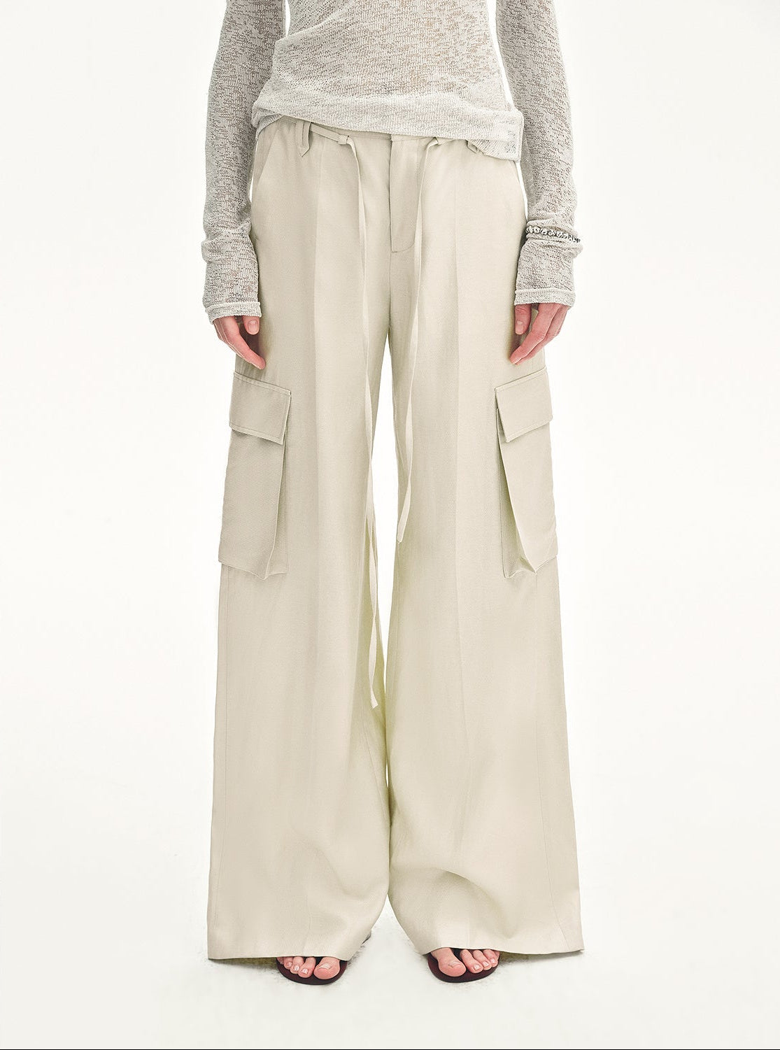 PREMIUM STYLE CO. LTD. | Women's Tencel & Linen Blend Wide Leg Pants