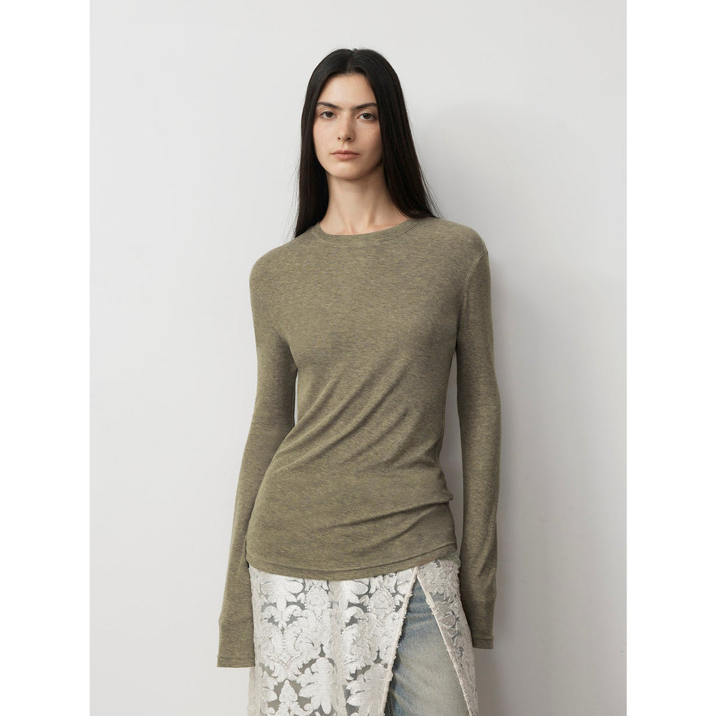 PREMIUM STYLE CO. LTD. | Women's Lyocell & Wool Blend Shirt