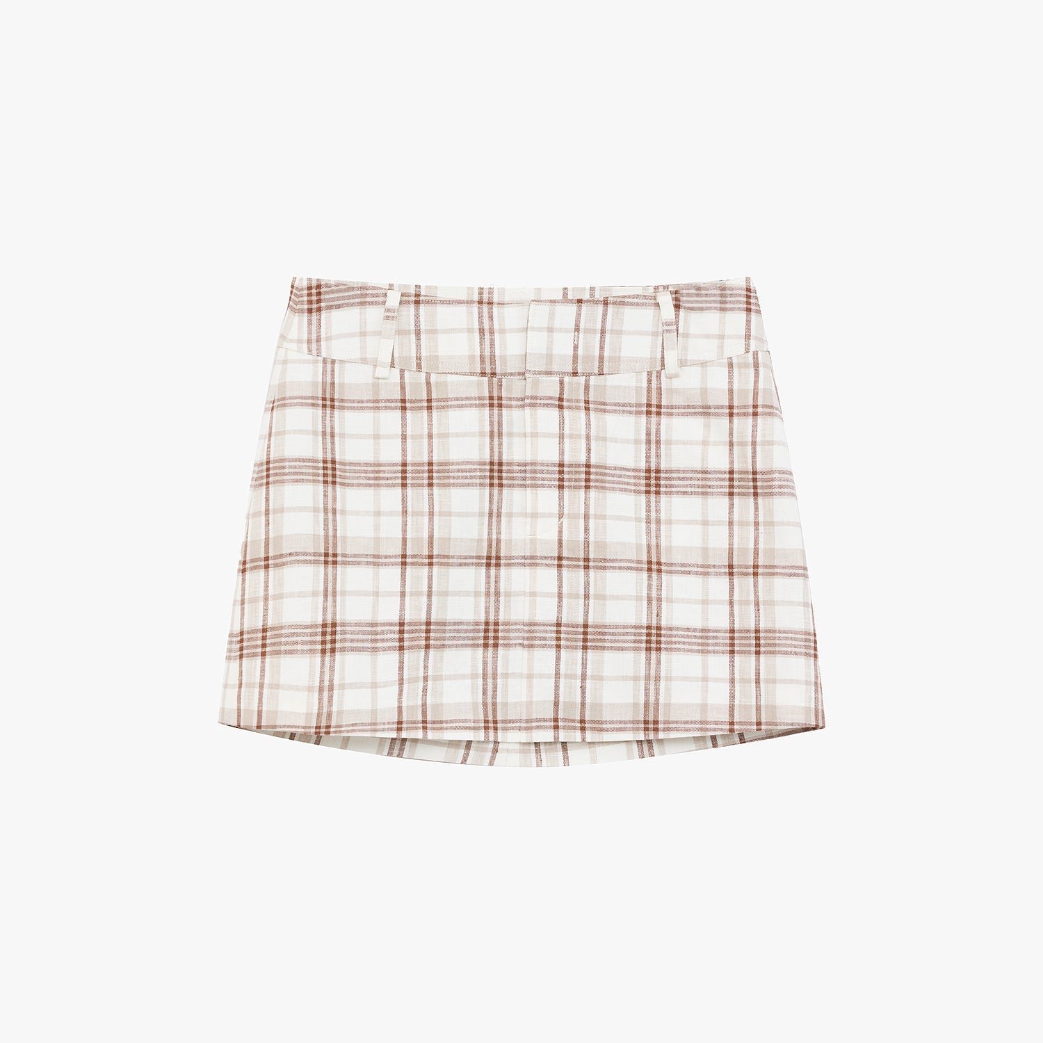 FIRELADY FUR | Women's Plaid Linen Two-Piece Set