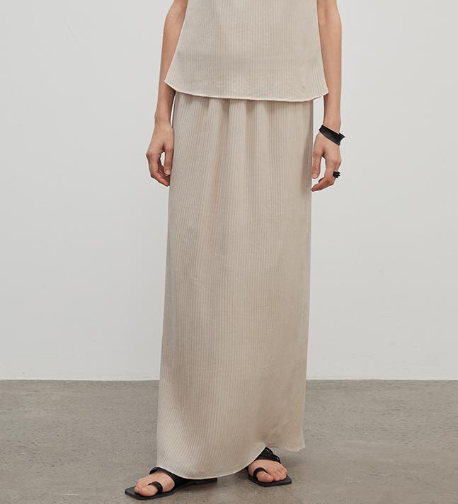 Women's A-Line Maxi Skirt | Mountainous Clouds