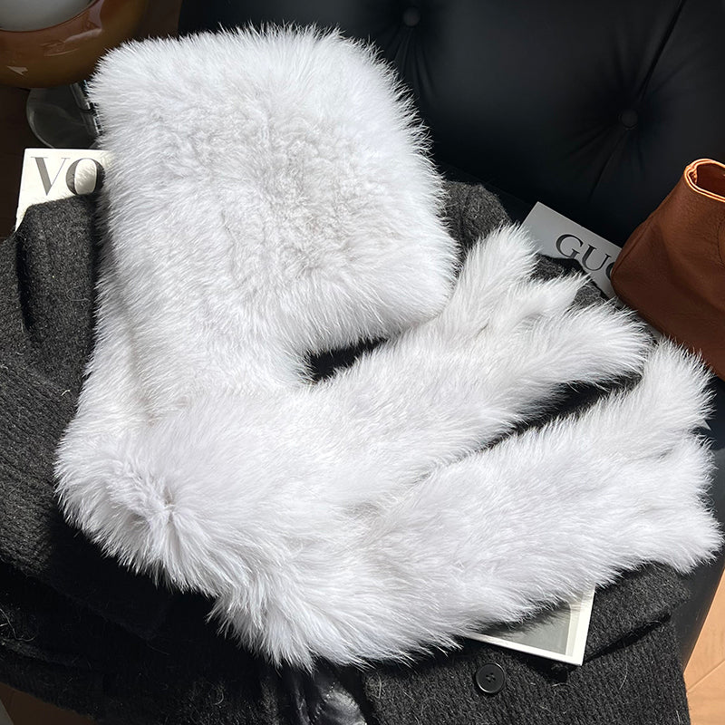 FIRELADY FUR | Women's Fox Fur Hat Scarf
