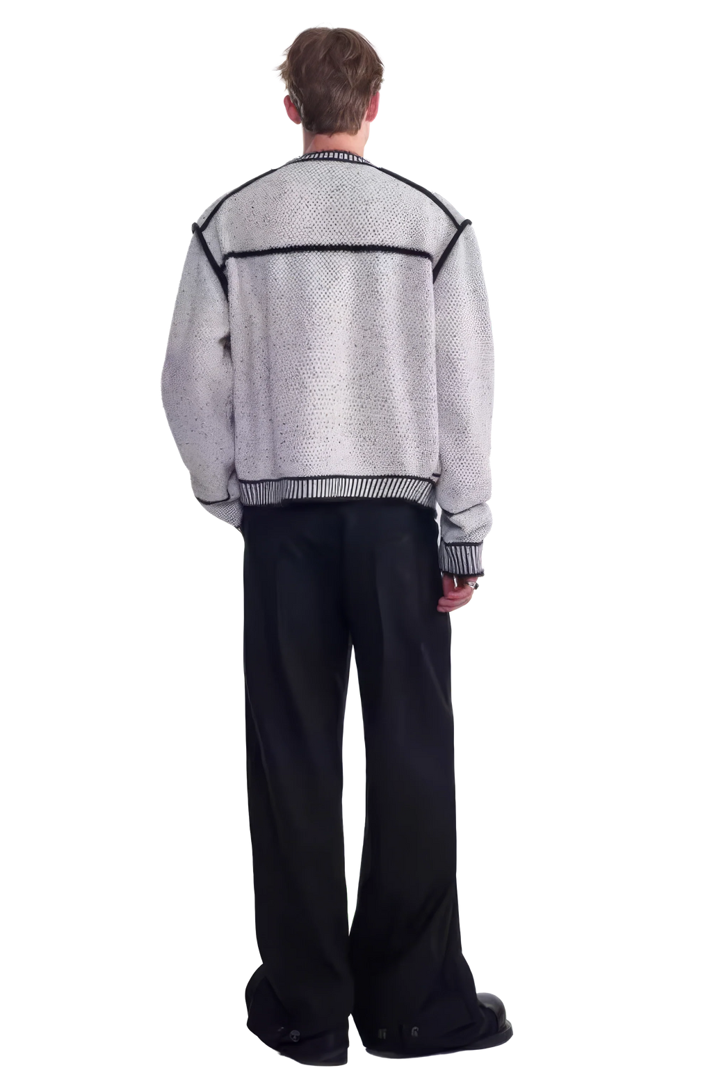 4inme | Men's Knit Sweater Jacket