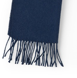 Purely Alpaca | Solid Weave Brushed Alpaca Scarf w/ Fringes