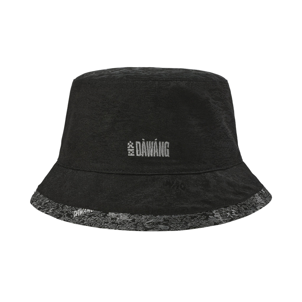 DAWANG | Black & Silver Reversible Bucket Hat