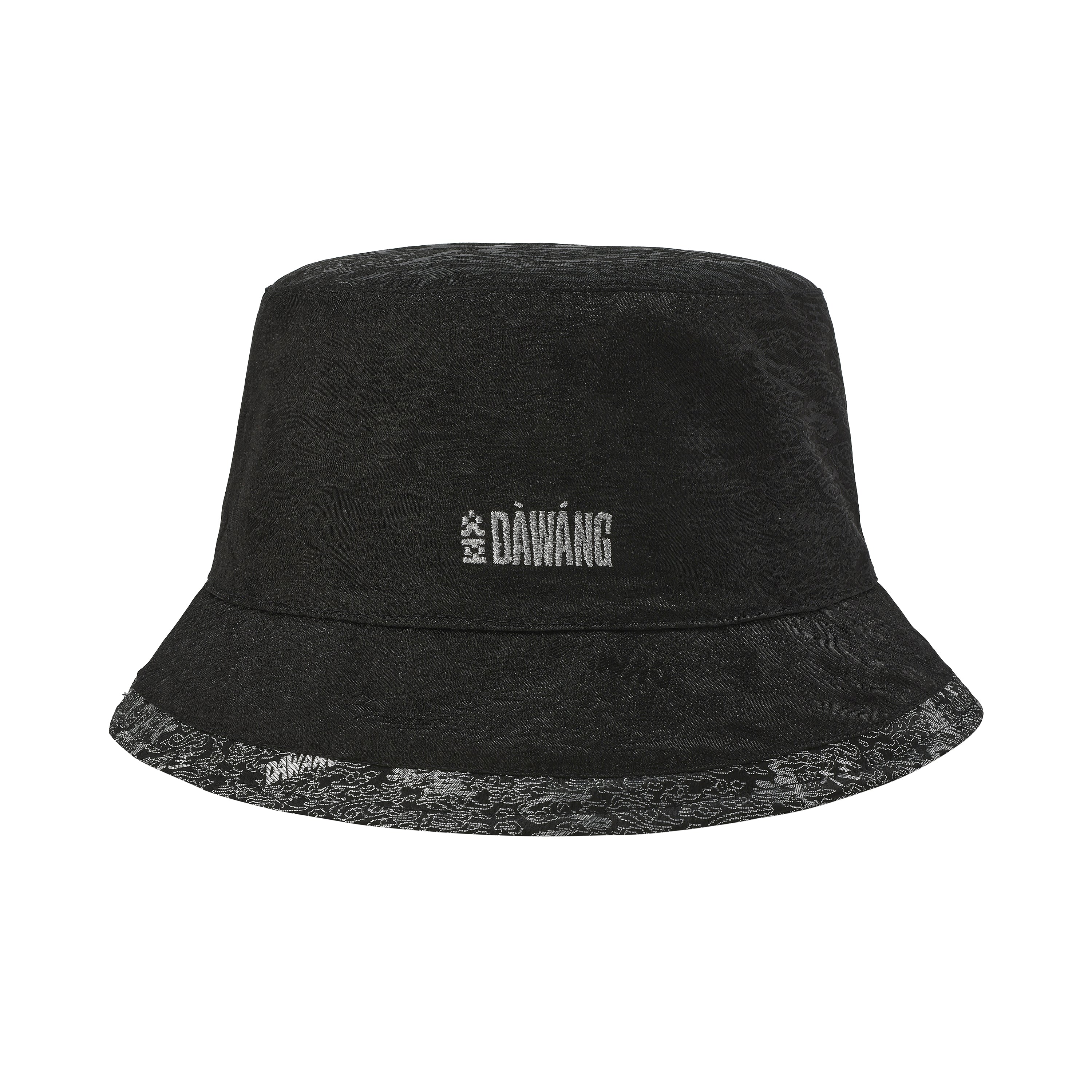 DAWANG | Black & Silver Reversible Bucket Hat