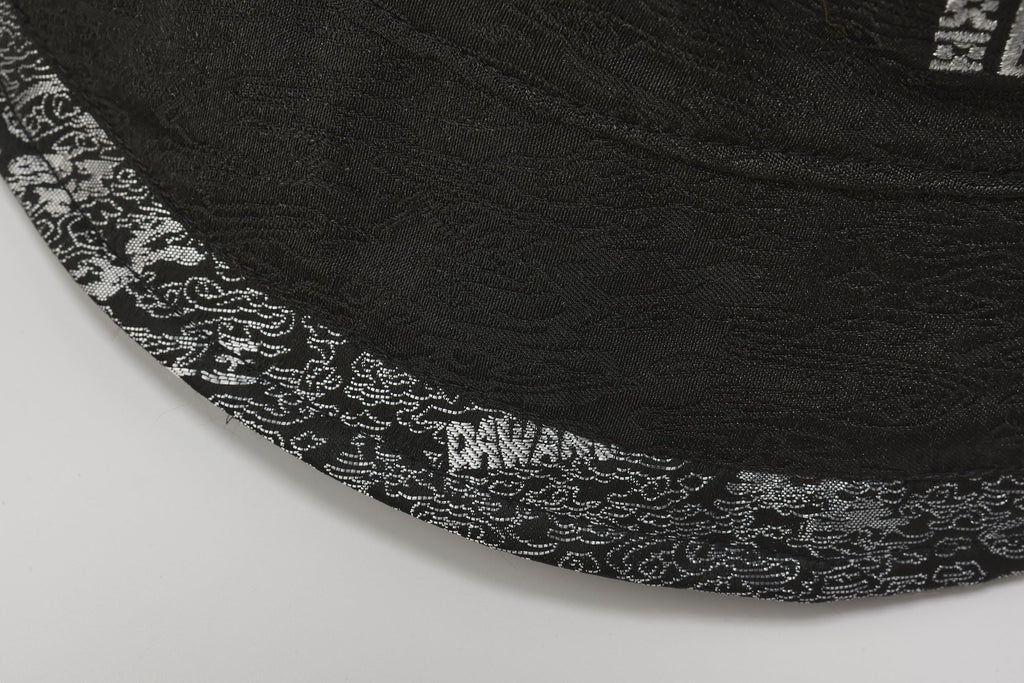 DAWANG | Black & Silver Reversible Bucket Hat