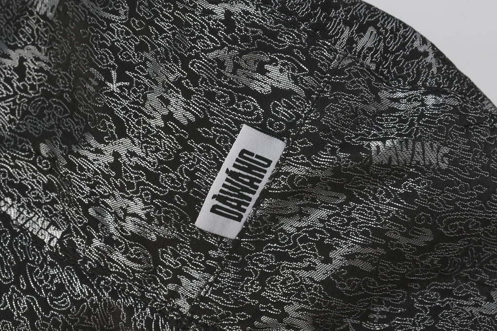 DAWANG | Black & Silver Reversible Bucket Hat