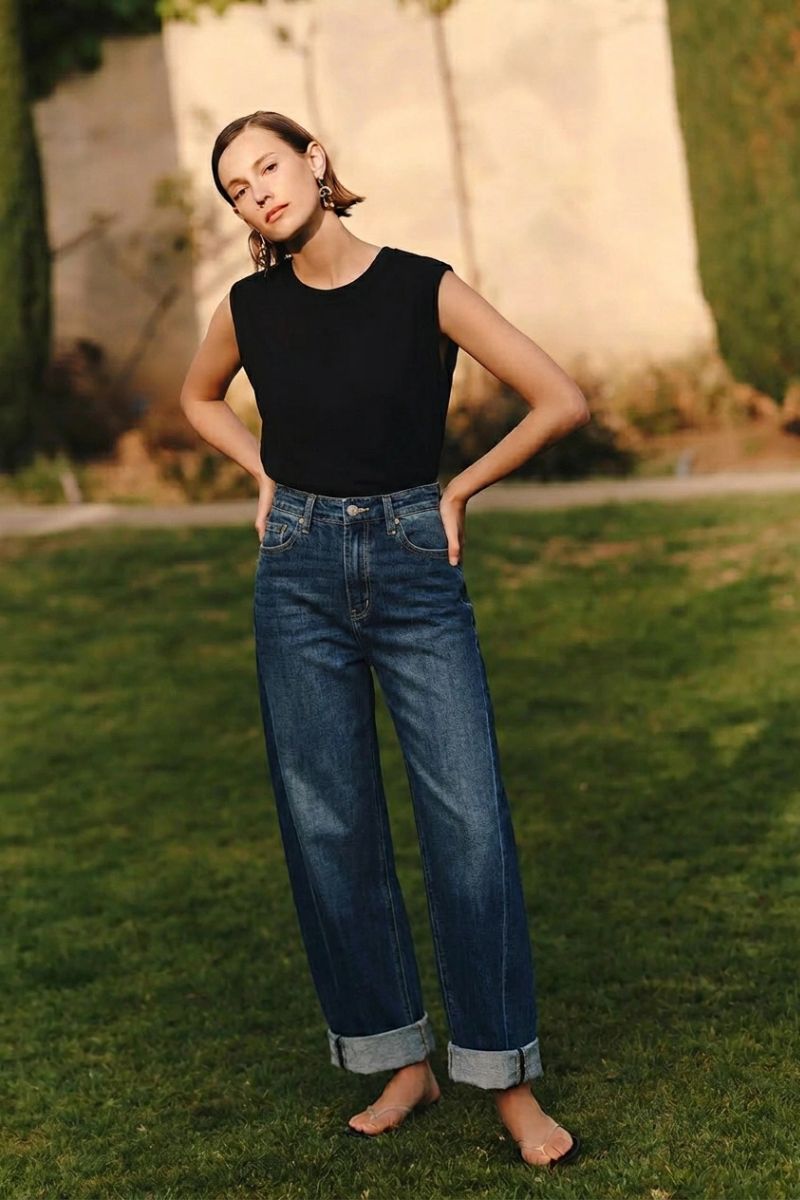 Artemis Vintage | Catalina Tapered Barrel Jeans