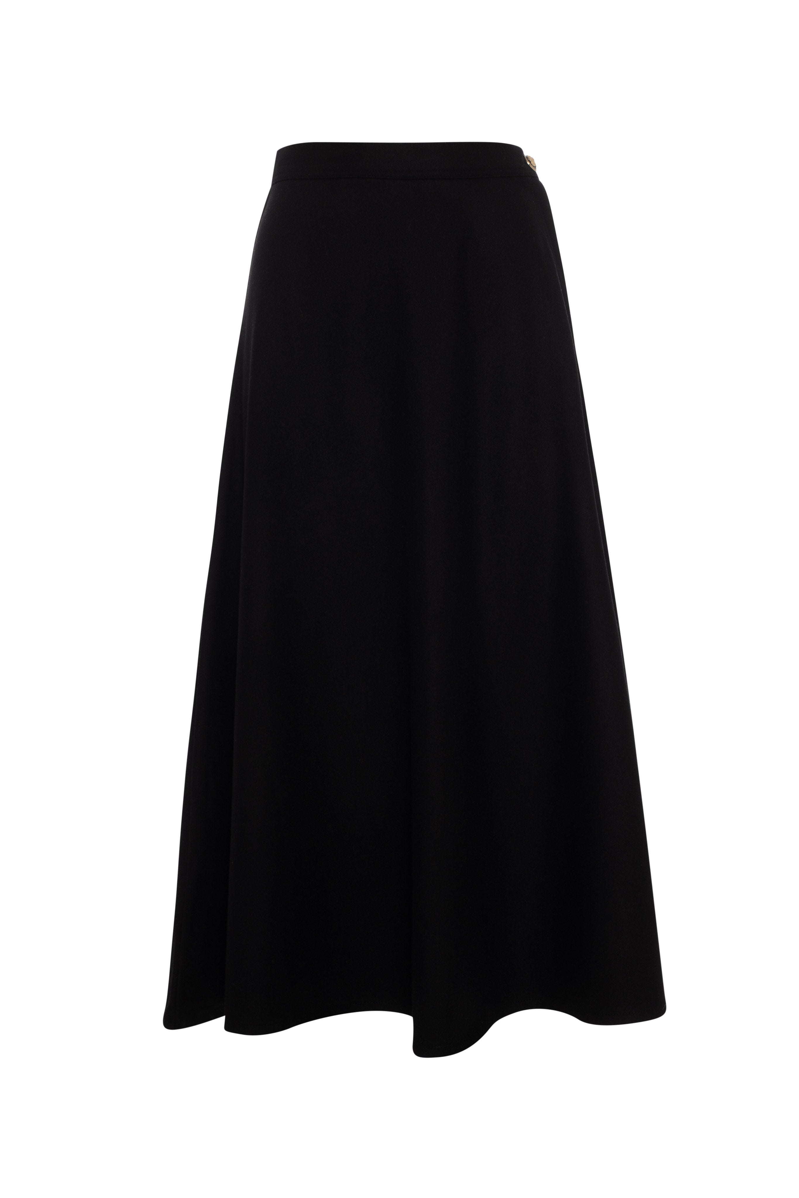 Hush.Shop | Women's Wool & Cotton Midi Skirt