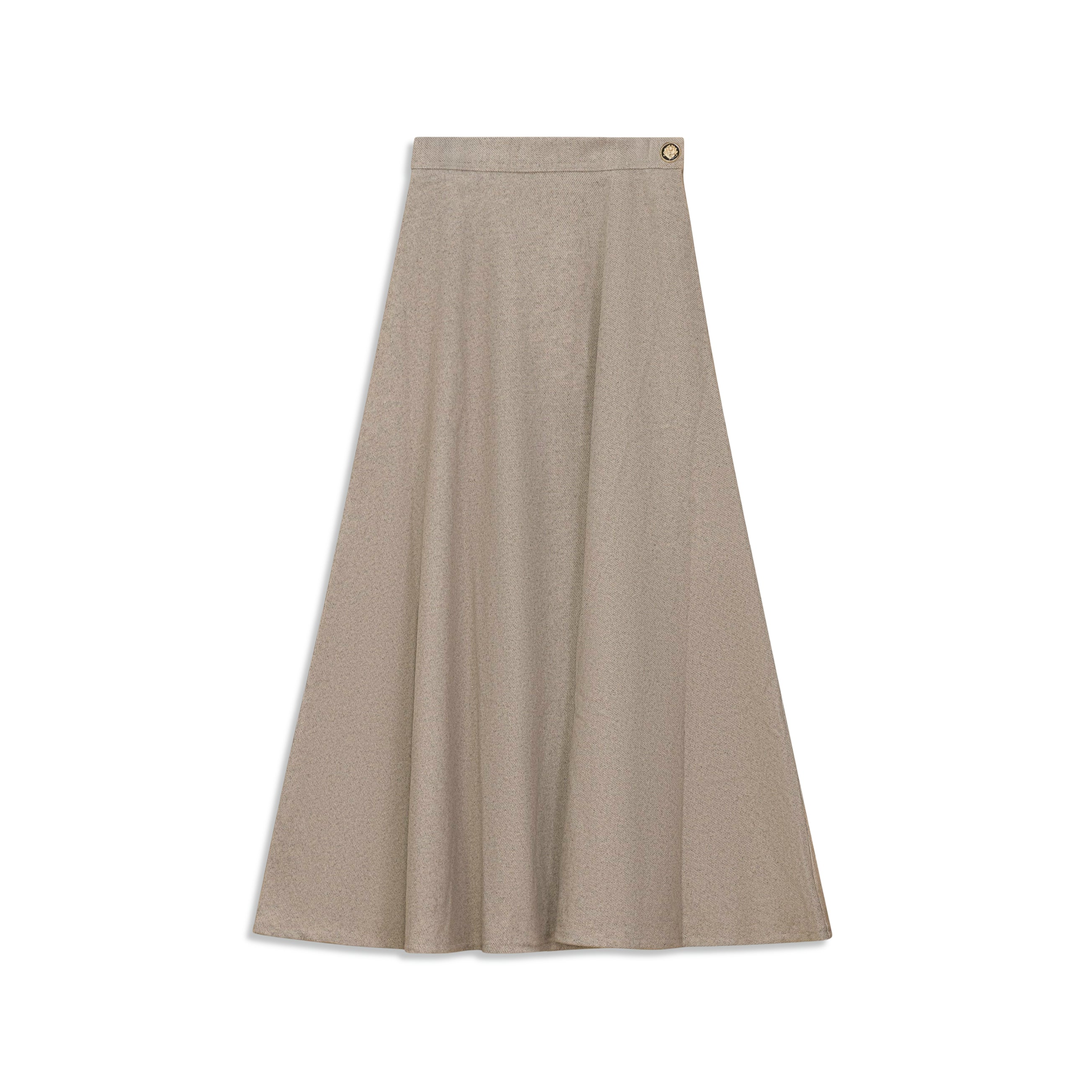 Hush.Shop | Women's Wool & Cotton Midi Skirt